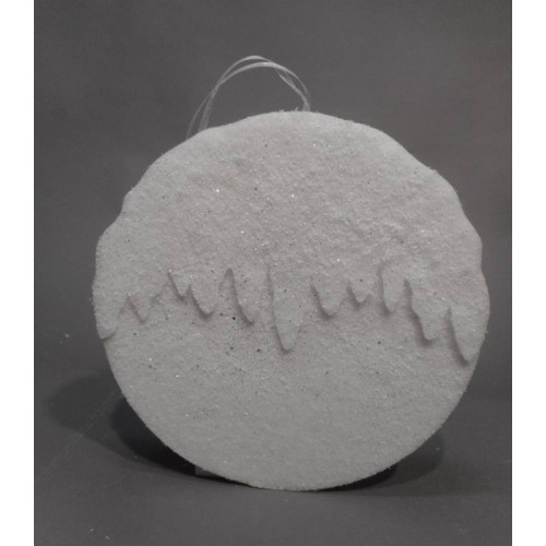 CERCHIO BIANCO OVATTA D.42CM