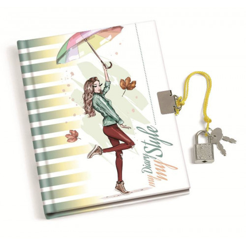 DIARIO SEGRETO CON LUCCHETTO MODA MY STYLE - 2ASS