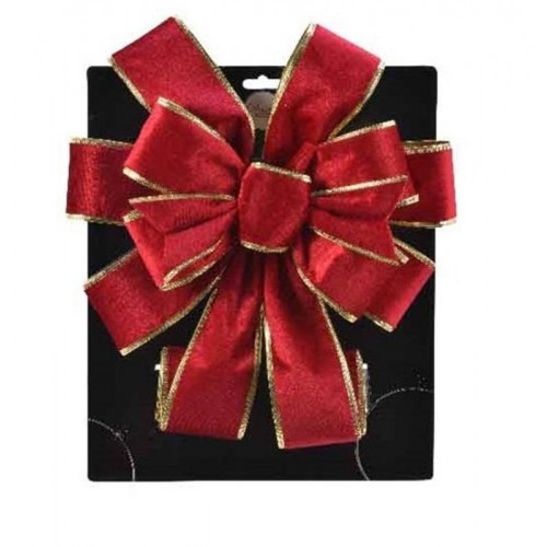 FIOCCO DA ALBERO IN VELLUTO ROSSO