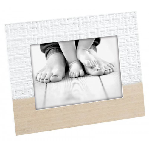 CORNICE PORTAFOTO IN LEGNO BIANCO FORMATO 13X18