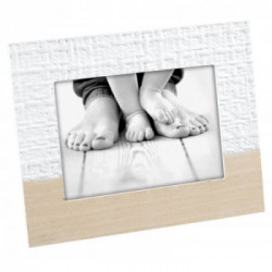 CORNICE PORTAFOTO IN LEGNO BIANCO FORMATO 13X18