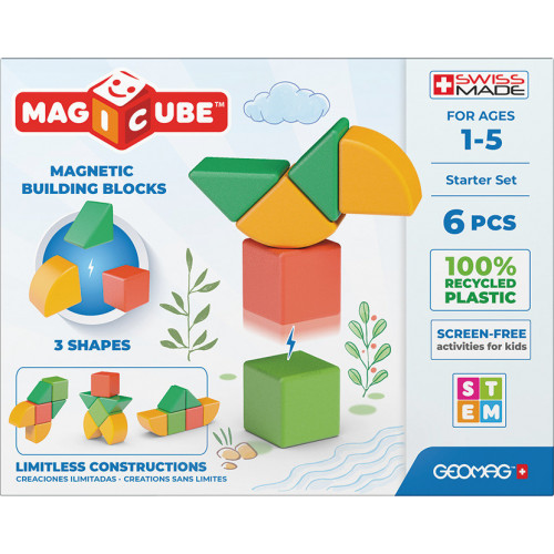 Geomag MagiCube 3 Shapes Recycled Starter Set