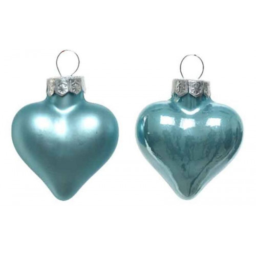 confezione mini cuori da albero colore blu...