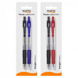 CF2 PENNE SFERA 1 MM NERO-ROSSA