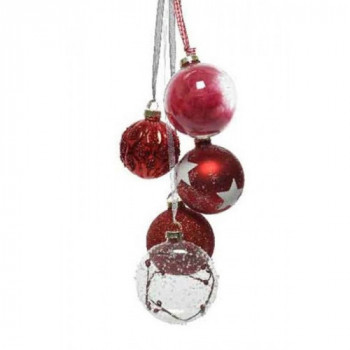 GRUPPO DI PALLINE ROSSO