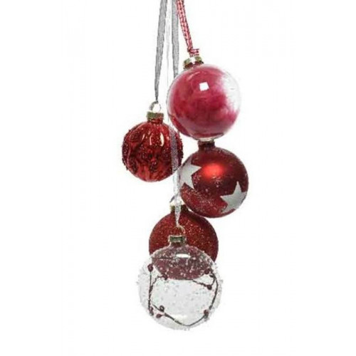 GRUPPO DI PALLINE ROSSO