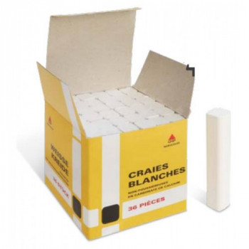 Gessetti bianchi a sezione...