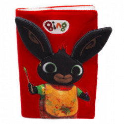 NOTEBOOK BING FORMATO A5 CON PELO - COLORE VERDE/ROSSO