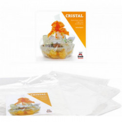 CONFEZIONE 3 FOGLI CRISTAL MISURA 100X130CM - IDEALE PER CESTI