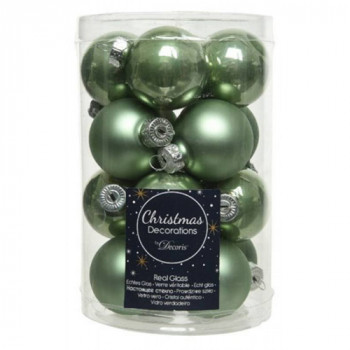 GLASS MINI BAUBLES ENA 10703