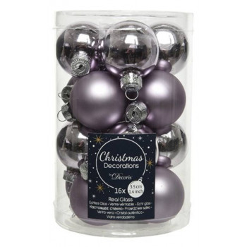 GLASS MINI BAUBLES SHI 10705