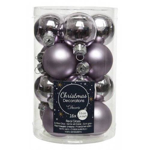 GLASS MINI BAUBLES SHI 10705