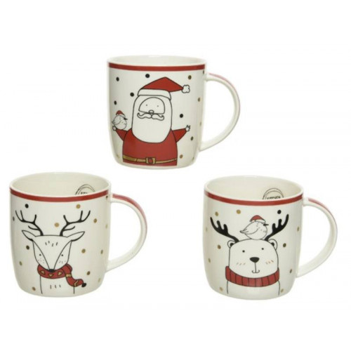 PORCELAIN MUG W FIGUR 607586