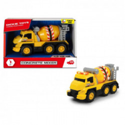 Dickie Action Series Mezzi Construction cm. 15 - 4 asst. (contenuto: 2x203302023 Camion con rimorchio, 2x203302027 Escavatore,