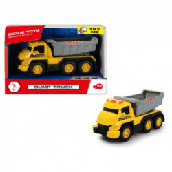 Dickie Action Series Mezzi Construction cm. 15 - 4 asst. (contenuto: 2x203302023 Camion con rimorchio, 2x203302027 Escavatore,