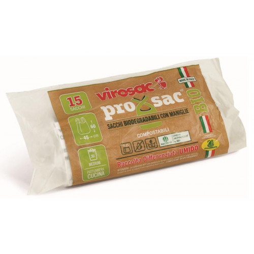 PROXSAC BIO - 45x60 cm - 30 lt - 15 pz - NEUTRO...