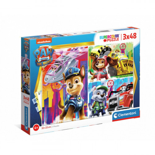 Clementoni Paw Patrol - 3x48 pezzi - Supercolor...