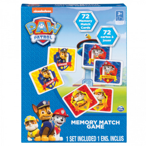 PAW Patrol Memory Game - Vertical Box Prescolare