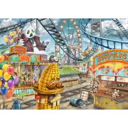 Ravensburger Amusement Park Puzzle di contorno 368 pz