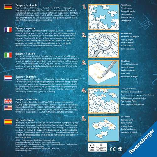 Ravensburger Escape Kids Pirates Puzzle di...