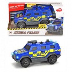 Simba Sos Special Forces Mezzo Swat, Cm 18, Scala 1:32, Luci E Suoni, Try Me