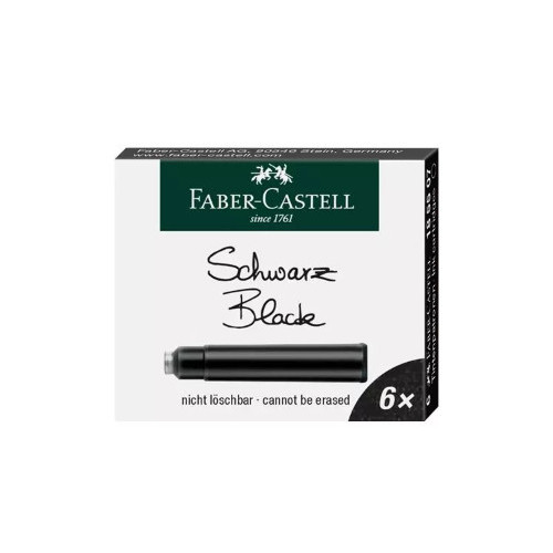 Faber-Castell Tintenpatronen Standard schwarz