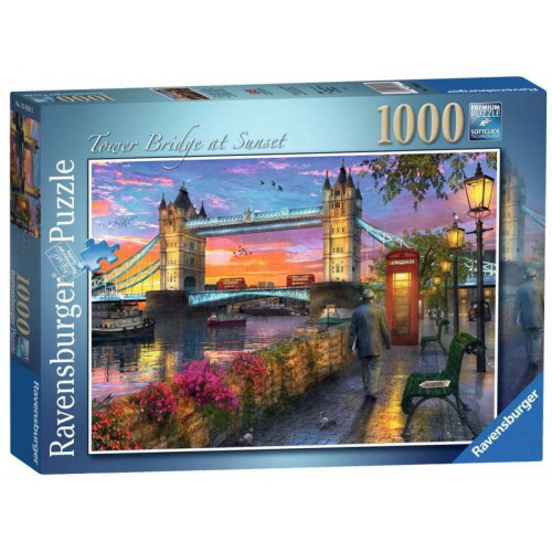 Puzzle 1000 pz Tower Bridge al tramonto