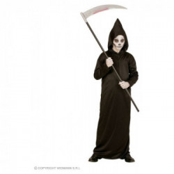 COSTUME GRIM REAPER (tunica con cappuccio) (140 cm / 8-10 Years)