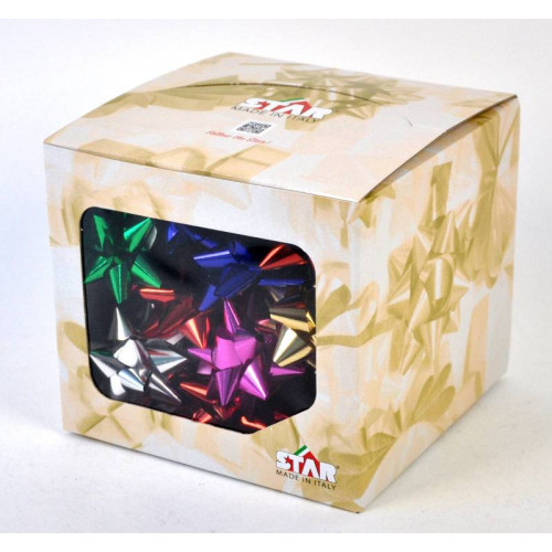 CONFEZIONE 40 STELLE 19MM METALLIZZATE