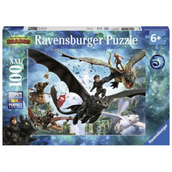 Puzzle 100 pz Dragons A