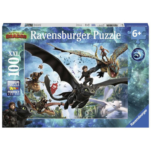 Puzzle 100 pz Dragons A