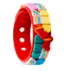Lego Dots 41953 - Braccialetto arcobaleno con ciondoli