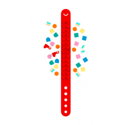 Lego Dots 41953 - Braccialetto arcobaleno con ciondoli