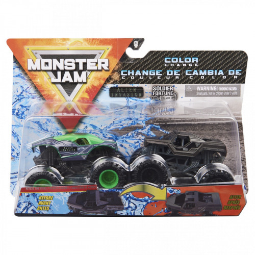 Monster Jam , Confezione da 2 Veicoli in scala...