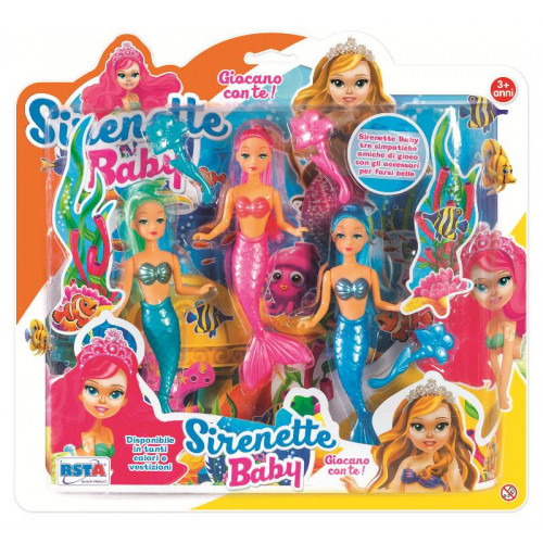 BLISTER 3 SIRENETTE 10893