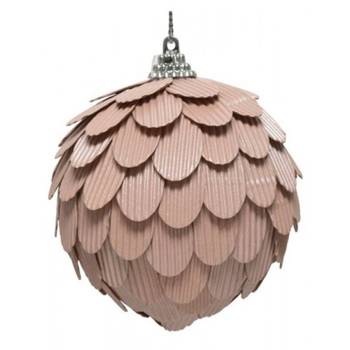 FOAM BAUBLE W RIB CAR 452849