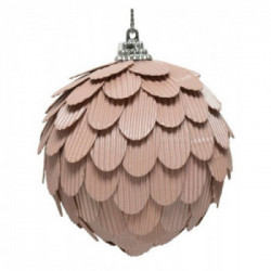 FOAM BAUBLE W RIB CAR 452849