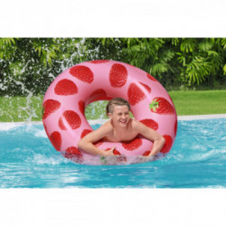 Bestway 36231 galleggiante da piscina e da spiaggia Rosa, Rosso Immagine PVC Anello di nuoto