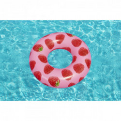 Bestway 36231 galleggiante da piscina e da spiaggia Rosa, Rosso Immagine PVC Anello di nuoto