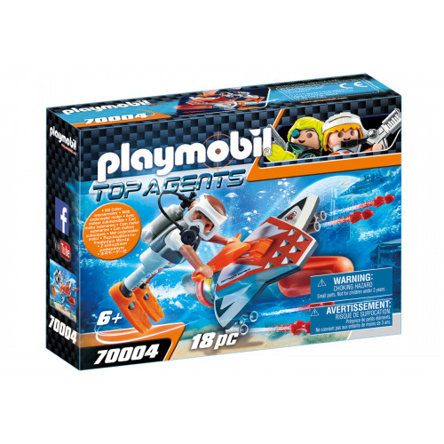 Playmobil Top Agents SPY TEAM Underwater Wing