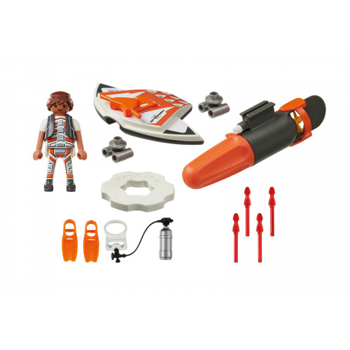 Playmobil Top Agents SPY TEAM Underwater Wing