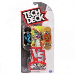 Tech Deck Blind Skateboards Versus Series, Confezione da 2 mini skate assortiti e un ostacolo