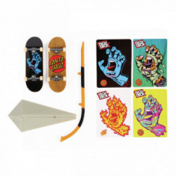 Tech Deck Blind Skateboards Versus Series, Confezione da 2 mini skate assortiti e un ostacolo