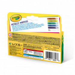 Crayola 58-8828 marcatore Metallico, Multicolore 6 pezzo(i)