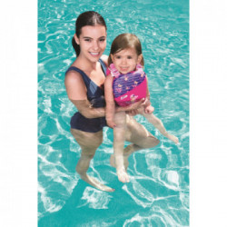 Bestway 32173 galleggiante da piscina e da spiaggia Arancione, Rosa Gilet da nuoto Immagine