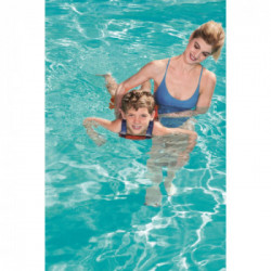 Bestway 32173 galleggiante da piscina e da spiaggia Arancione, Rosa Gilet da nuoto Immagine
