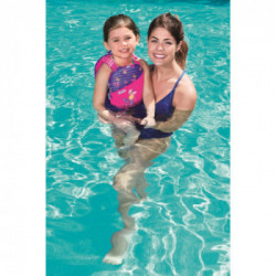 Bestway 32173 galleggiante da piscina e da spiaggia Arancione, Rosa Gilet da nuoto Immagine