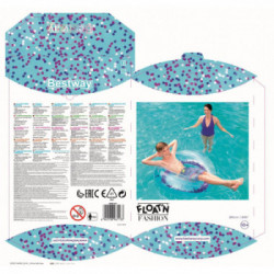 Bestway 36141 galleggiante da piscina e da spiaggia Multicolore Salvagente