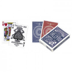 TALLY-HO Standard Index Mix Red & Blue Circle