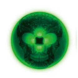 Waboba 303C01_A illuminazione d'atmosfera LED Verde